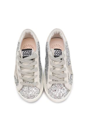 snekaers in pelle argento GOLDEN GOOSE KIDS | GJF00101F00041670136